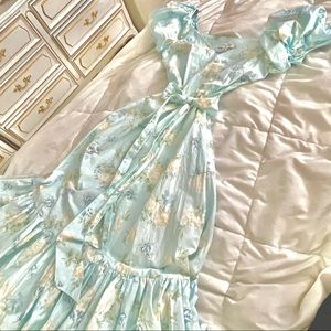 Love shack fancy floral maxi dress